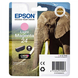 Cartuccia di inchiostro Magenta chiaro Claria Photo HD 24 Elefante