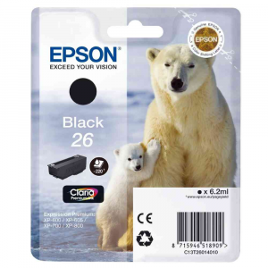 Cartuccia di inchiostro Nero Claria Premium 26 Orso Polare