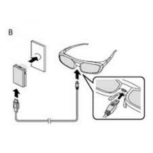 Caricatore USB per Occhiali 3D