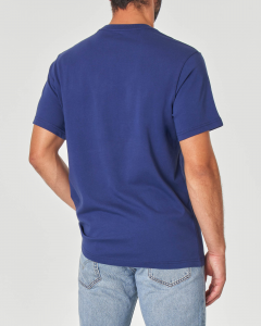 T-shirt blu royal con logo scritta Levi's grande stampata