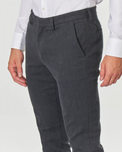 Pantalone chino grigio antracite micro puntino