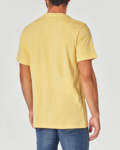 T-shirt gialla con logo scritta Levi's piccola stampata