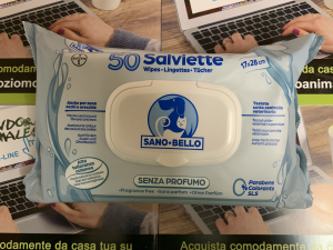 SALVIETTE Detergenti Senza profumo (cm 17x28 / 50 pz)