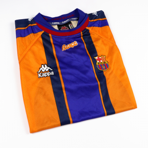 1997-98 BARCELONA AWAY SHIRT – Men In Blazers Shop