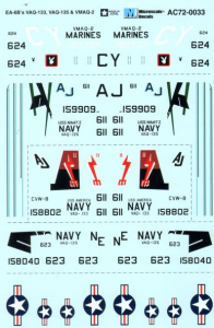 Grumman EA-6B VAQ-133, VAQ-135 & VMAQ-2