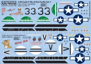 Lockheed P-38L Lightning’s of the Pacific (Late War) Set 1