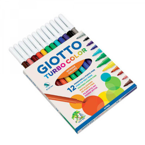 Giotto Turbo Color pennarelli in astuccio da 12