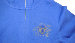 Lamborghini Boys Desert Shield Zip Up Fleece Sweatshirt Blu
