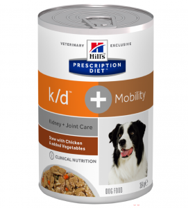 Hill's - Prescription Diet Canine - k/d+Mobility Stew - 354g x 12 lattine