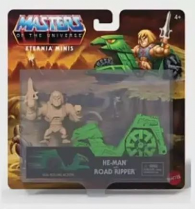 Masters of the Universe Eternia Minis:​​​​​​​ HE-MAN + BATTLE RAM by Mattel
