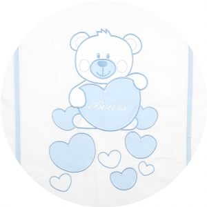 Completo Piumone Lettino Baby Bear Azzurro related image