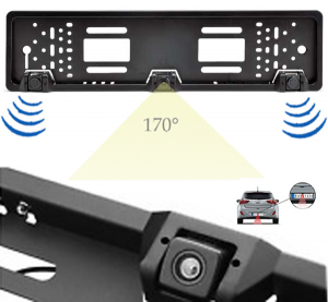 Kit 4 Sensori Di Parcheggio Per Auto Con Display Suono Led Acustico Vernici