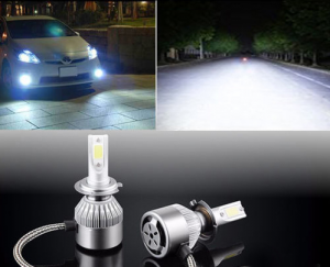 Coppia Lampade LED H1 per Auto 6000K Bianco Fari Auto LED Potenti  Impermeabili