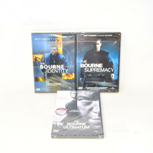 3 Dvd The Bourne Identity-supremacy-ultimatum (ancora Sigillati)