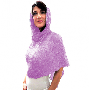 Poncho Unique Neck Lilla