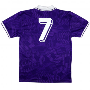 1991-92 Fiorentina Maglia match worn #7 Mazinho XL (Top)
