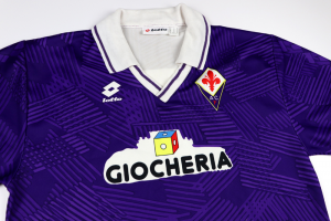 1991-92 Fiorentina Maglia match worn #7 Mazinho XL (Top)