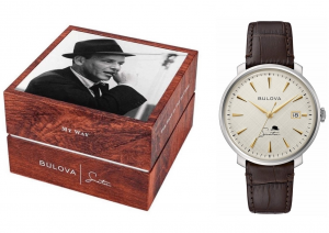 Bulova Orologio Sinatra Collection, quadrante bianco indici dorati