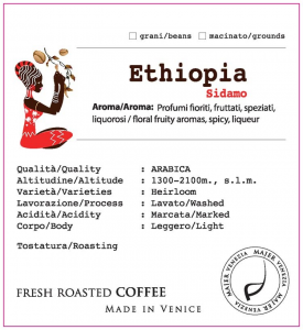 Caffè Majer in grani Etiopia Sidamo  -  1000gr