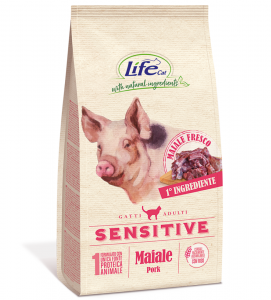 Life Cat - Sensitive - Maiale - 1.5kg