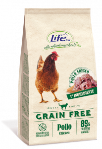 Life Cat - Adult - Grain Free - Pollo e Patate - 1.5kg