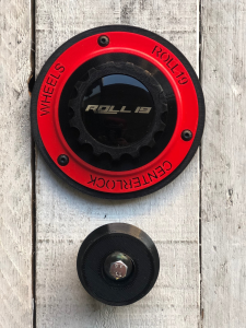 ROLL19 Centerlock wheel kit Red/Black 