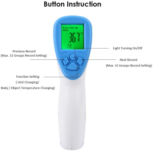 Termometro a infrarossi – senza contatto