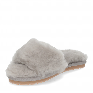 Mou sheepskin fur slide slipper light-4