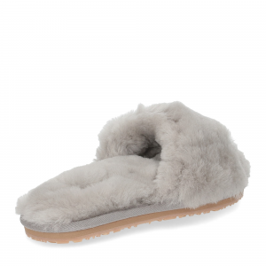 Mou sheepskin fur slide slipper light-5