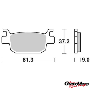 07064 PASTIGLIE FRENO SCOOTER HONDA BENELLI BREMBO