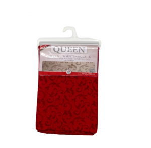 Tovaglia tavola elegante Queen Jaquard 140x240 rosso bordeaux