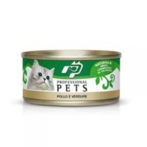 PROFESSIONAL PETS GATTO POLLO CON VERDURE 70 GR