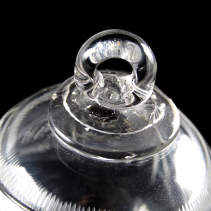 Confezione risparmio: 3 pz palla molata segnaposto in cristallo di Boemia diametro 8 cm
