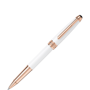 Roller Montblanc Meisterstück White Solitaire Red Gold Classique