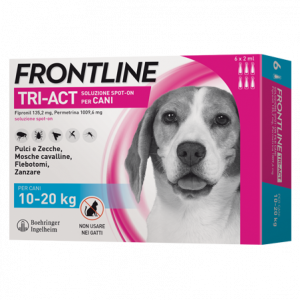 FRONTLINE TRI-ACT SPOT-ON 10-20kg    3 x 2ml - scadenza 30/09/2023