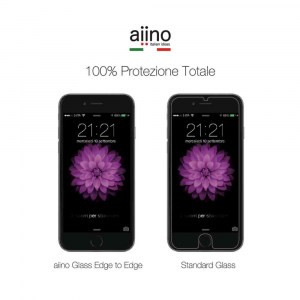 Pellicola Vetro Edge to Edge per iPhone 6 Plus/6s Plus - Black