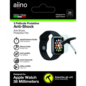 Pellicola integrale per Apple Watch 38 mm - Anti-Shock