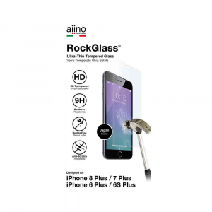 Aiino - Vetro RockGlass per iPhone 6 Plus/6s Plus/7 Plus/8 Plus