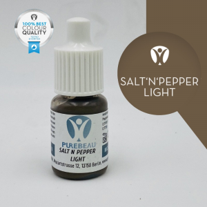 Pigmento Liquido per Microblading Purebeau - Salt'n Pepper Light (5 ml)