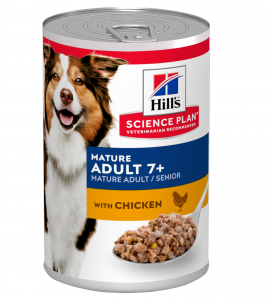 Hill's - Science Plan Canine - Mature 7+ - Pollo - 370g x 12 lattine