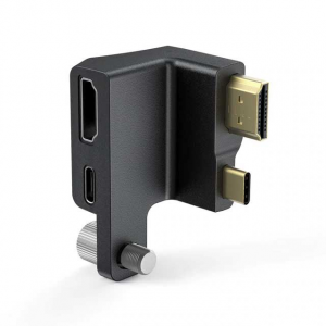 Adattatore angolare per cavo HDMI e USB-C per Blackmagic Camera cage 4k AAA2700