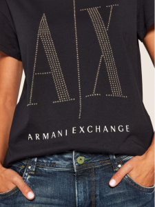T-shirt donna ARMANI EXCHANGE con maxi-logo