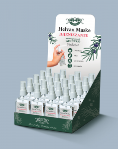 Igienizzante spray Helvan Maske