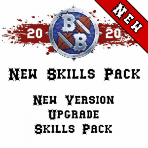 Blood Bowl 2020 Compatible New Version Upgrade Skills Pack (x24)