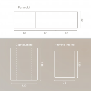 Paracolpi Lettino con Piumino Completo di Federa e Copripiumino Sfoderabile related image