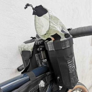 Dyneema - Food bag, snack bag o bottle holder da manubrio cilindrica per bikepacking waterproof ultralight