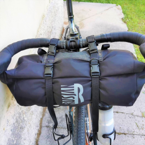 Borsa da manubrio con tasca frontale waterproof per bikepacking