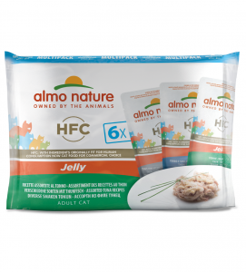  Almo Nature - HFC Cat - Multipack - Jelly - Tonno - 3 x 6 buste 55g