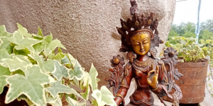Statua di Tara in ottone