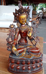 Statua di Tara in ottone